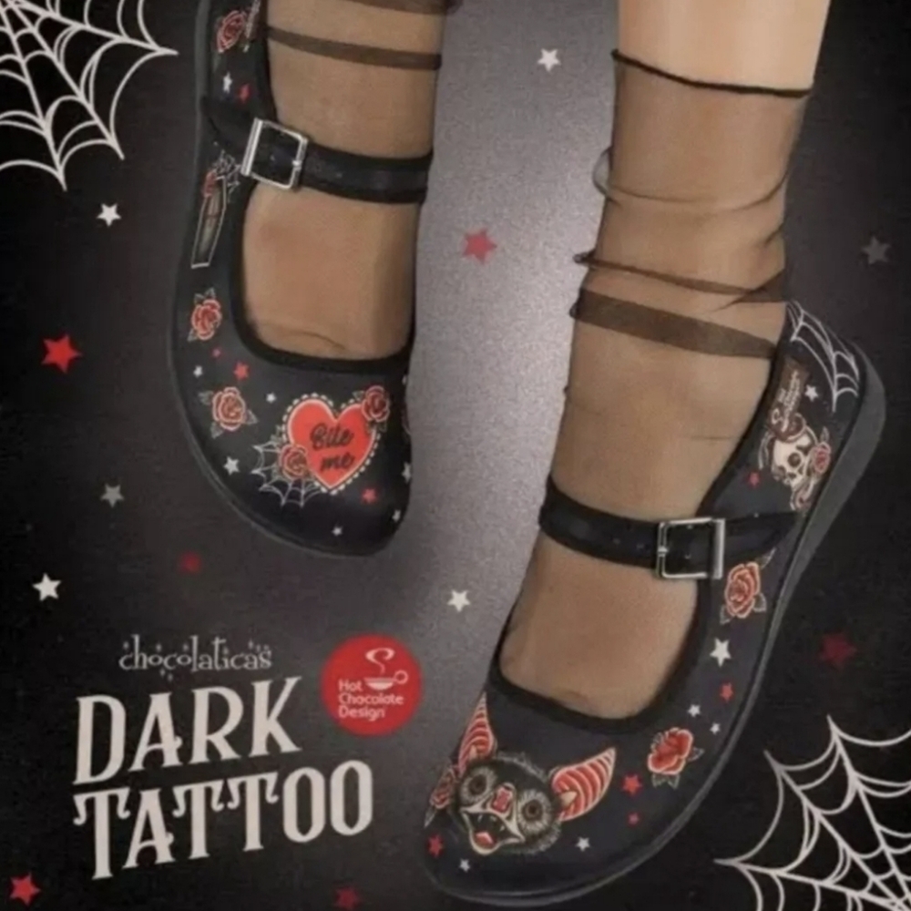 Chocoloticas Dark Tattoo Mary Jane's size 9